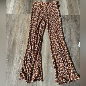 Le Lis floral wide leg pant